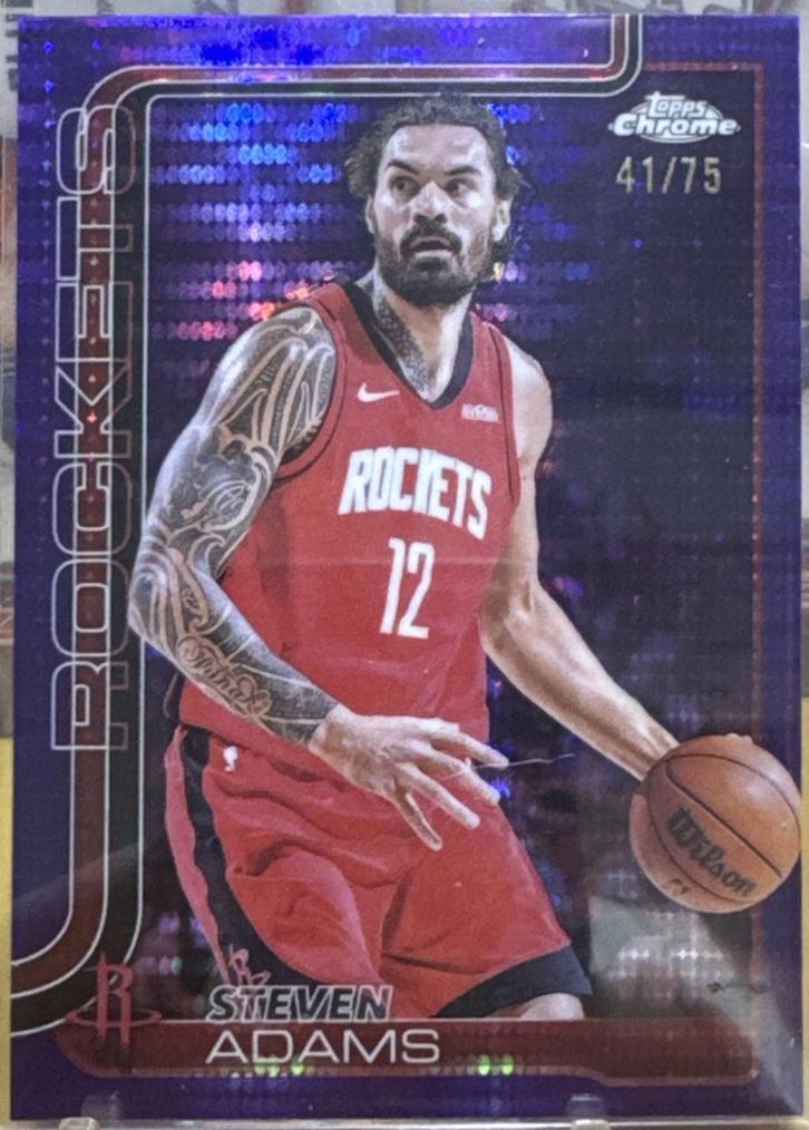 Steven Adams [Pulsar Purple Refractor] #12