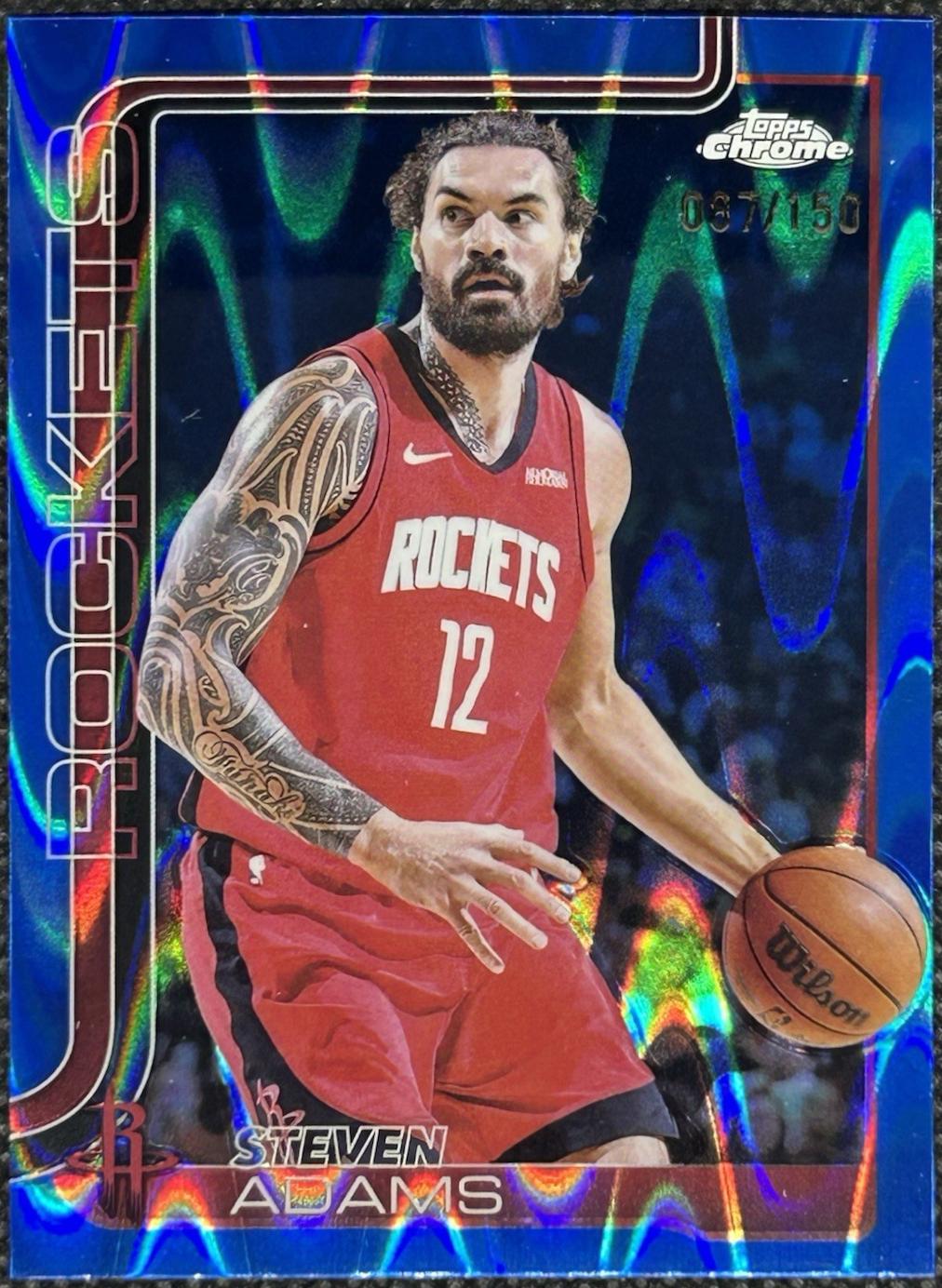 Steven Adams [RayWave Blue Refractor] #12