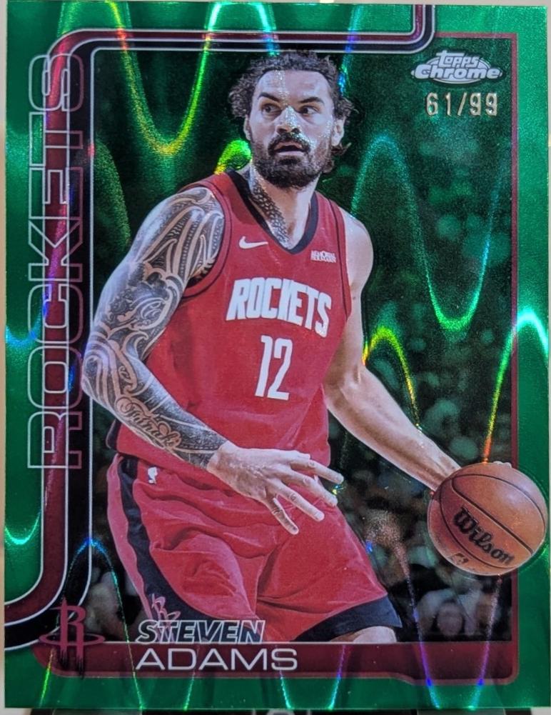 Steven Adams [RayWave Green Refractor] #12