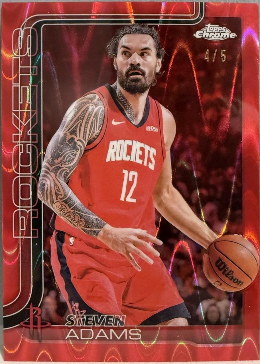 Steven Adams [RayWave Red Refractor] #12