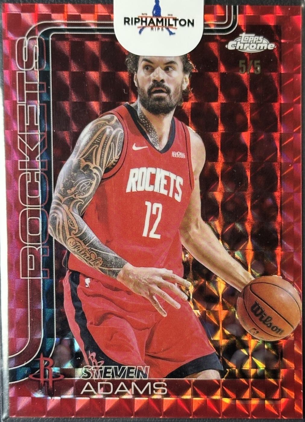 Steven Adams [Red Geometric Refractor] #12