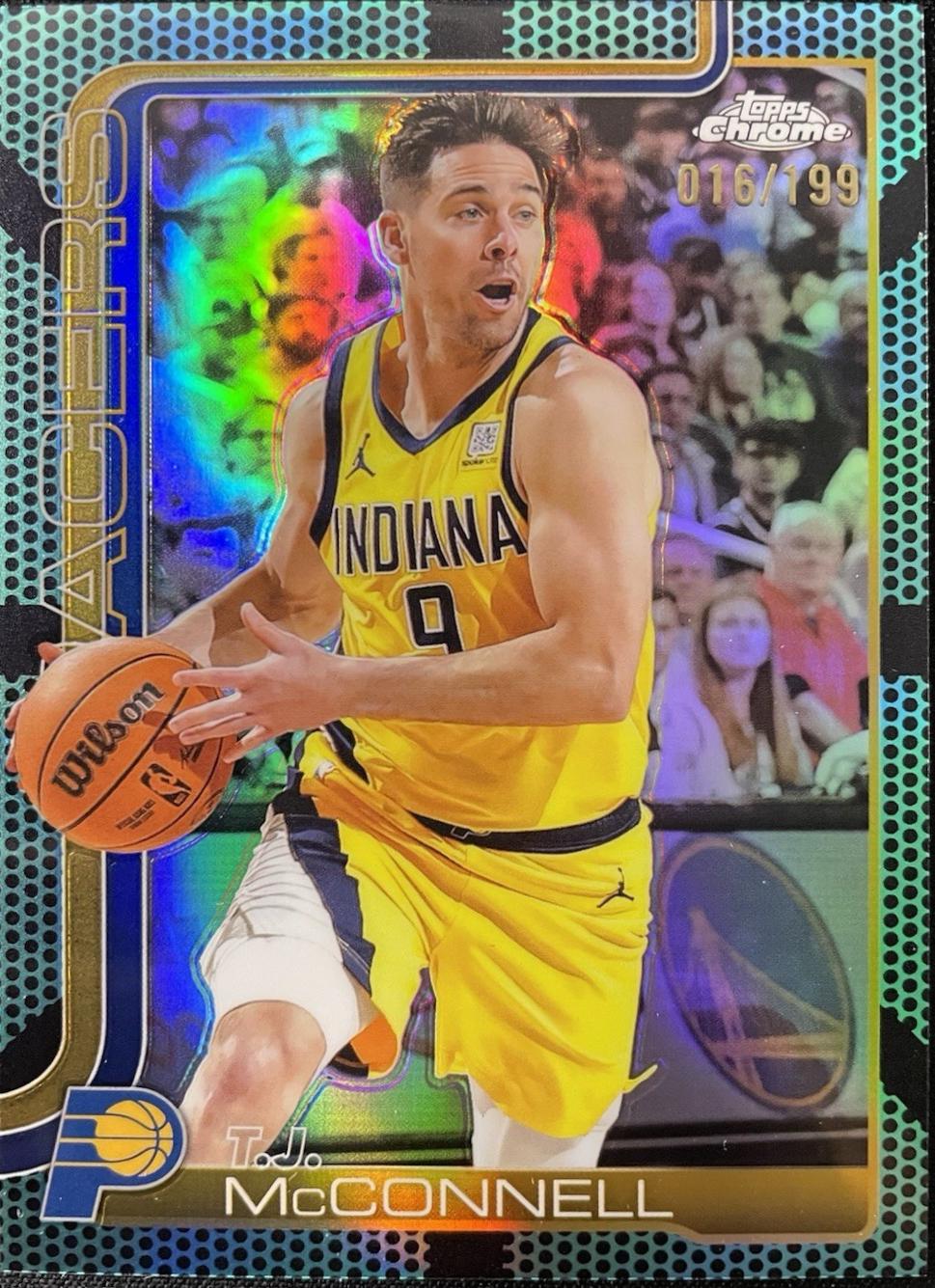 T.J. McConnell [Aqua Basketball Refractor] #11