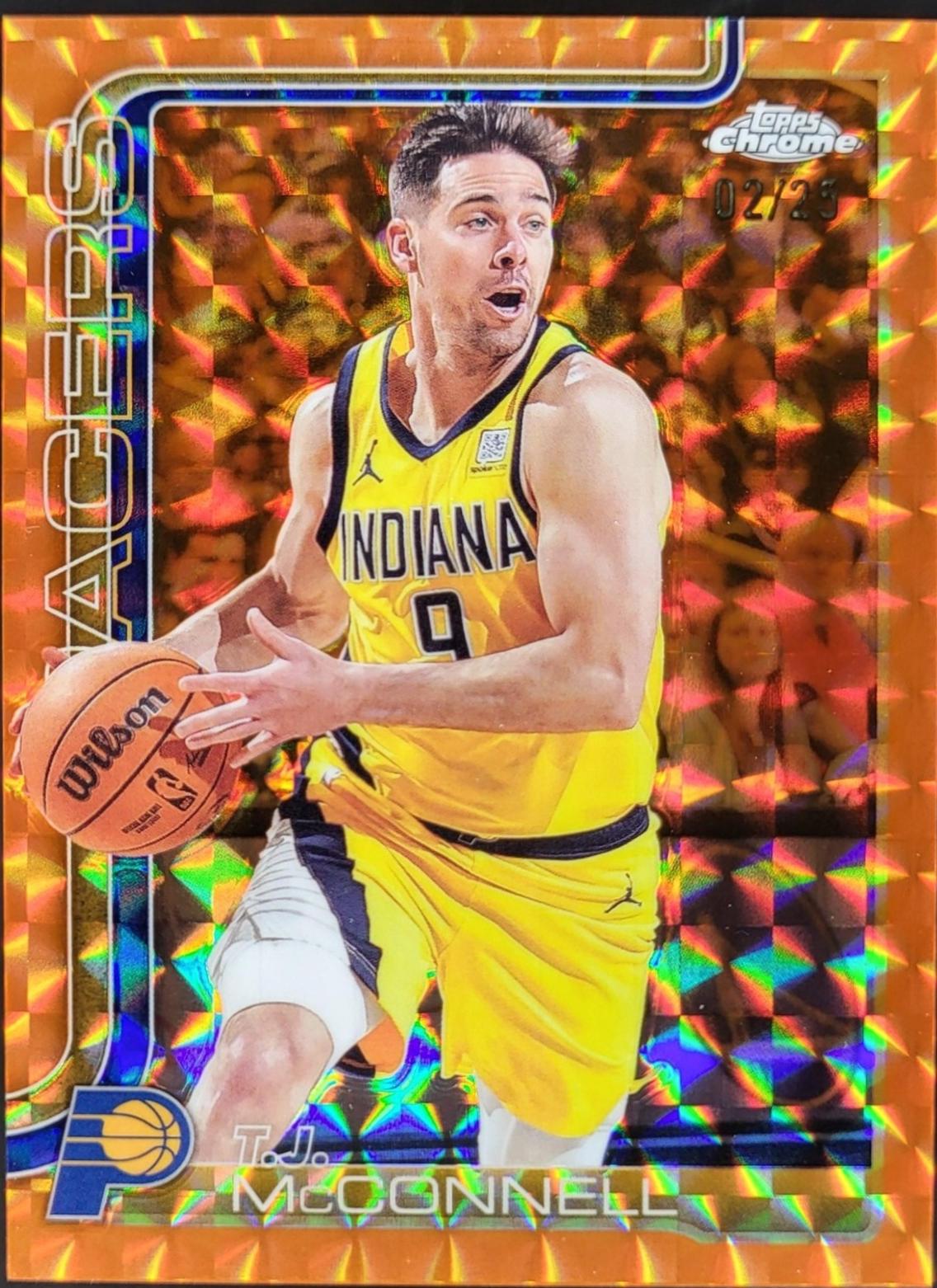 T.J. McConnell [Orange Geometric Refractor] #11