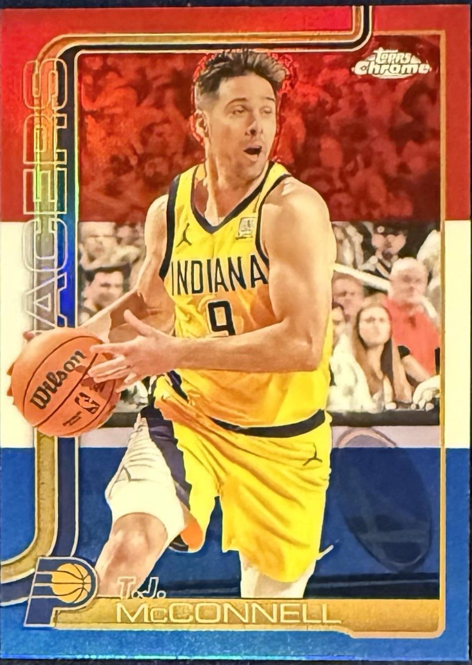 T.J. McConnell [Red White Blue Refractor] #11