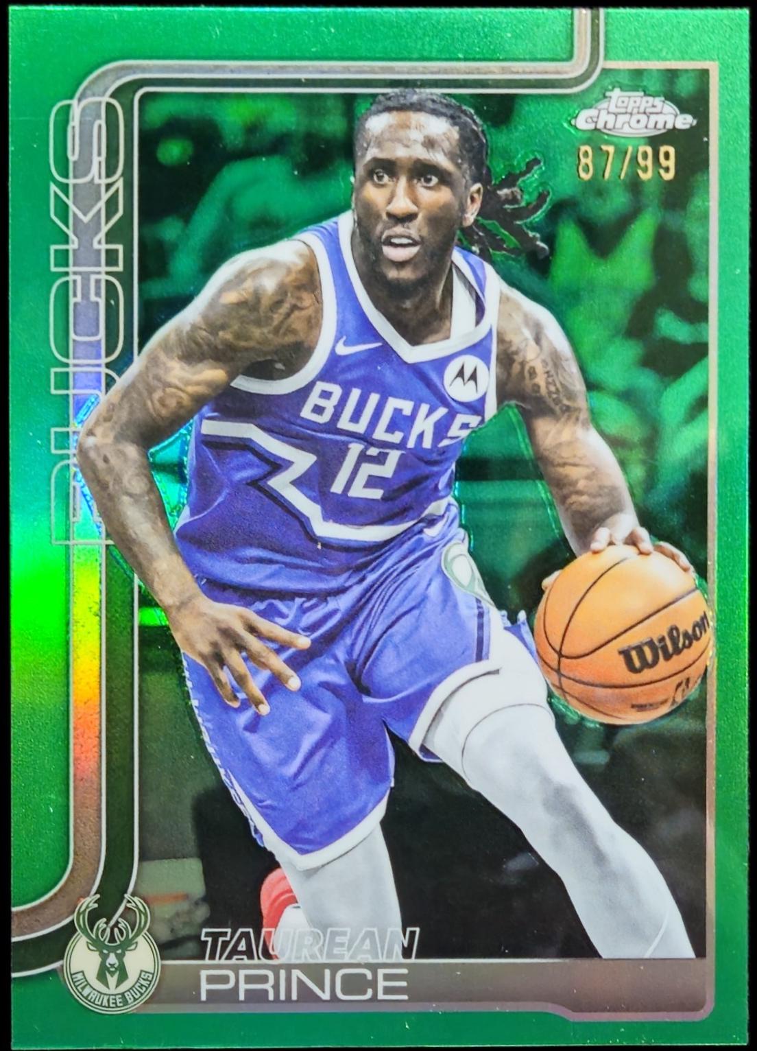 Taurean Prince [Green Basketball Refractor] #147