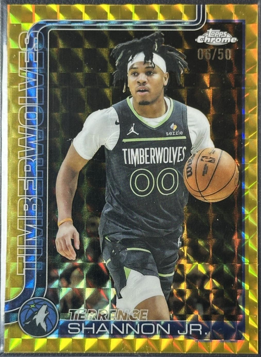 Terrence Shannon Jr. [Gold Geometric Refractor] #198
