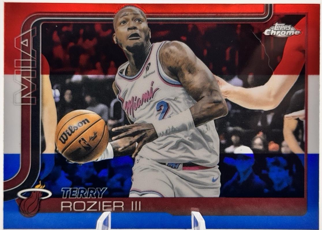 Terry Rozier III [Red White Blue Refractor] #112