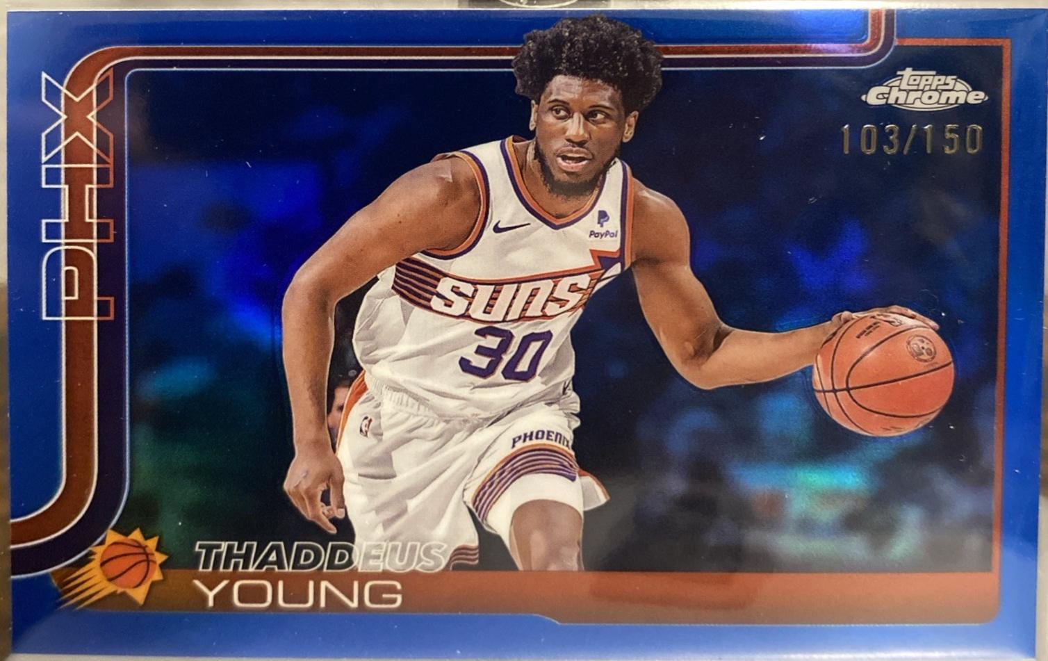 Thaddeus Young [Blue Refractor] #135