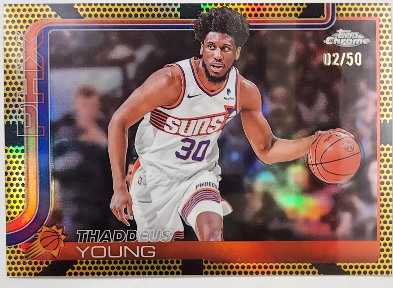 Thaddeus Young [Gold Basketball Refractor] #135