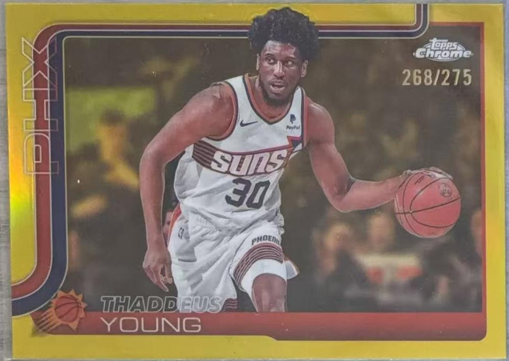 Thaddeus Young [Yellow Refractor] #135