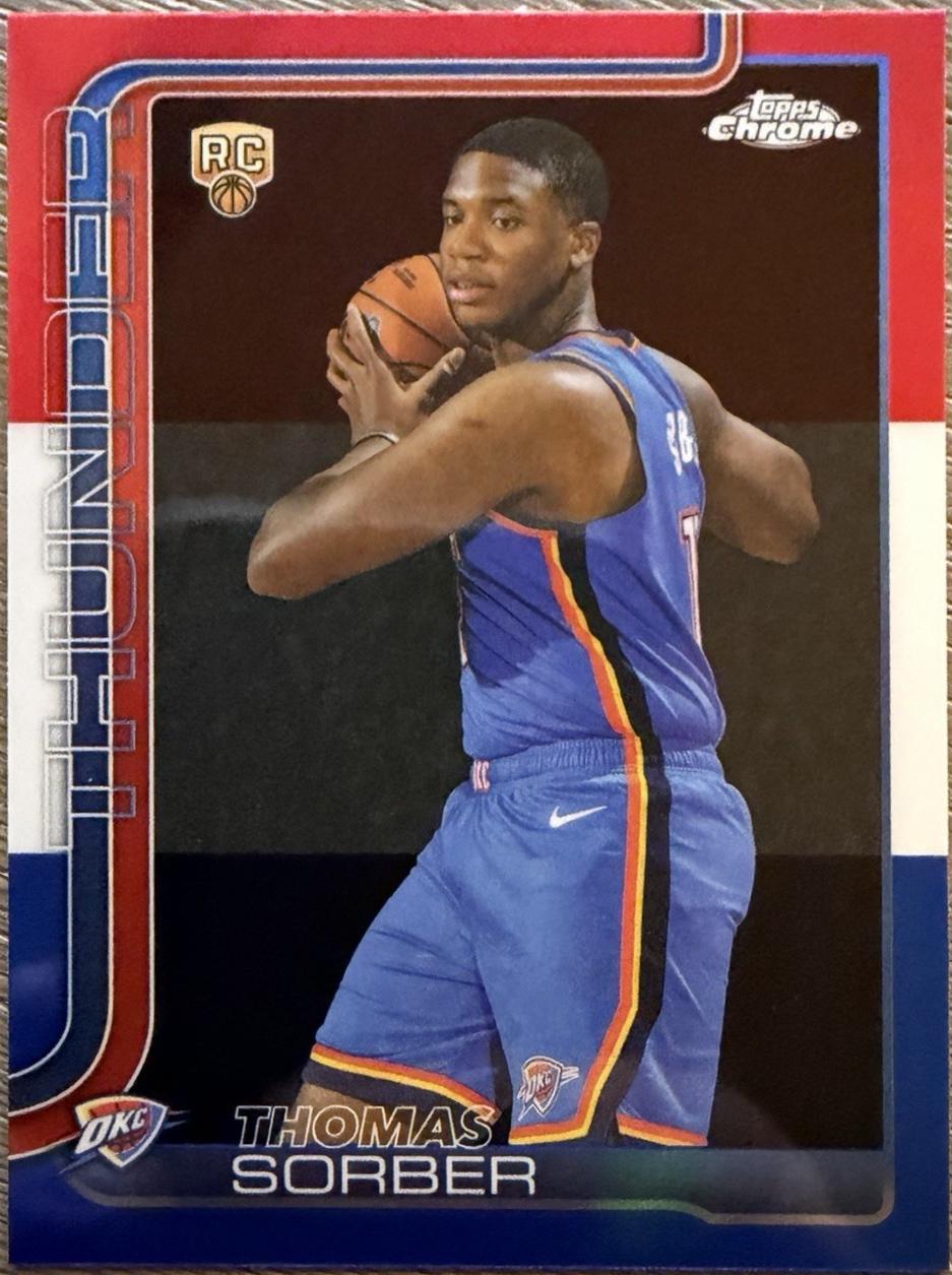 Thomas Sorber [Blue Basketball Refractor] #265