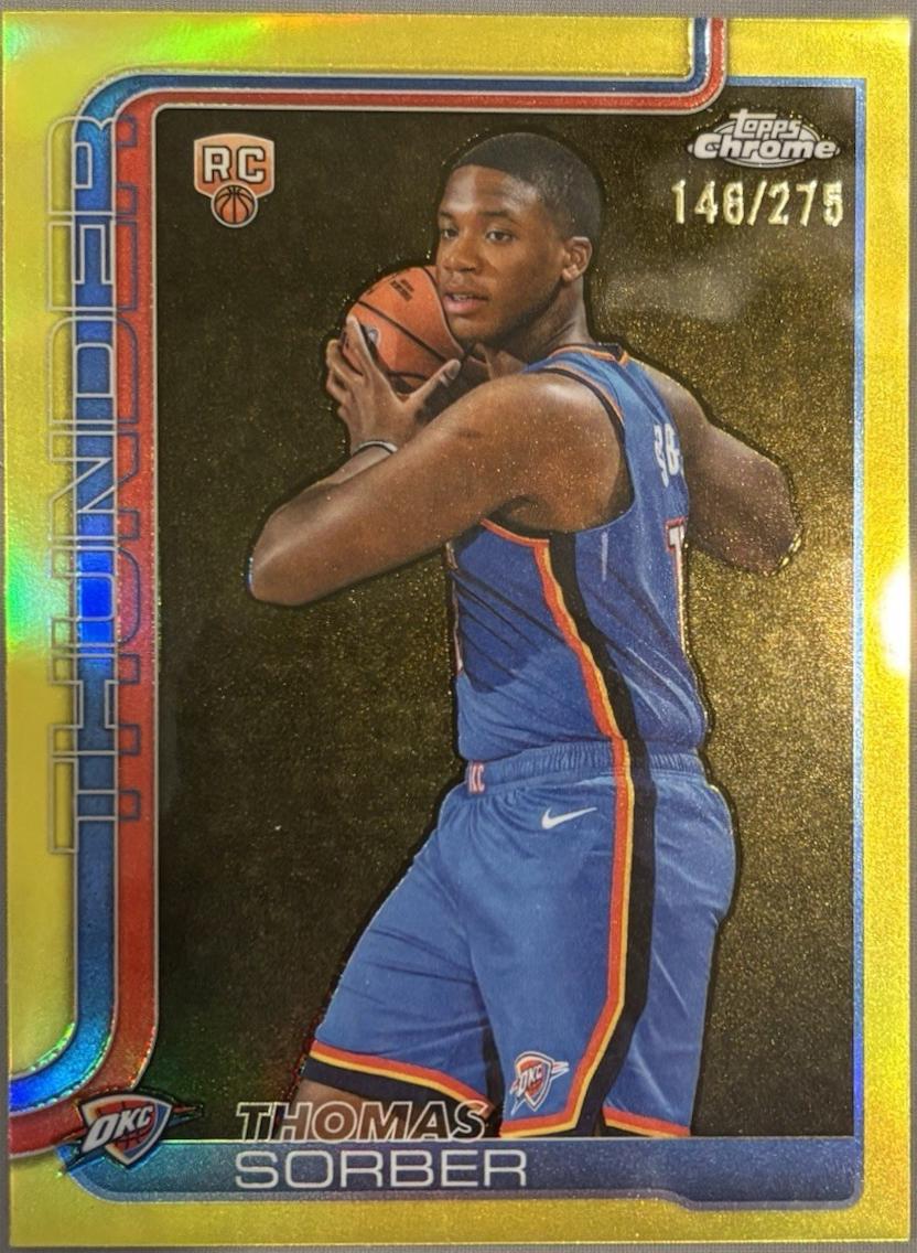 Thomas Sorber [Yellow Basketball Refractor] #265