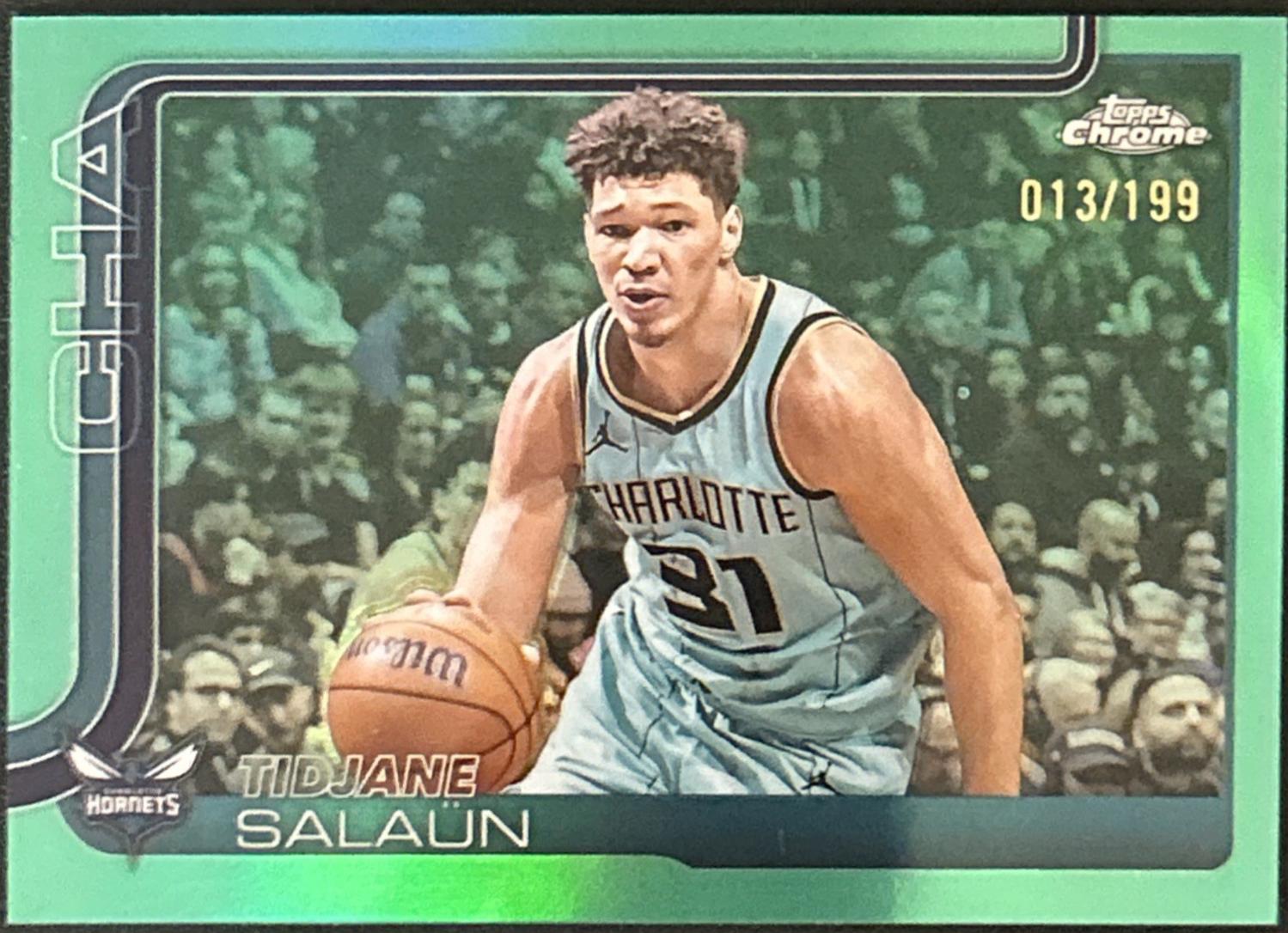 Tidjane Salaun [Aqua Basketball Refractor] #8