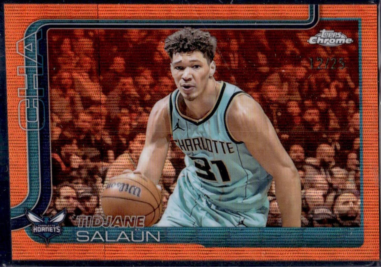 Tidjane Salaun [Orange Wave Refractor] #8