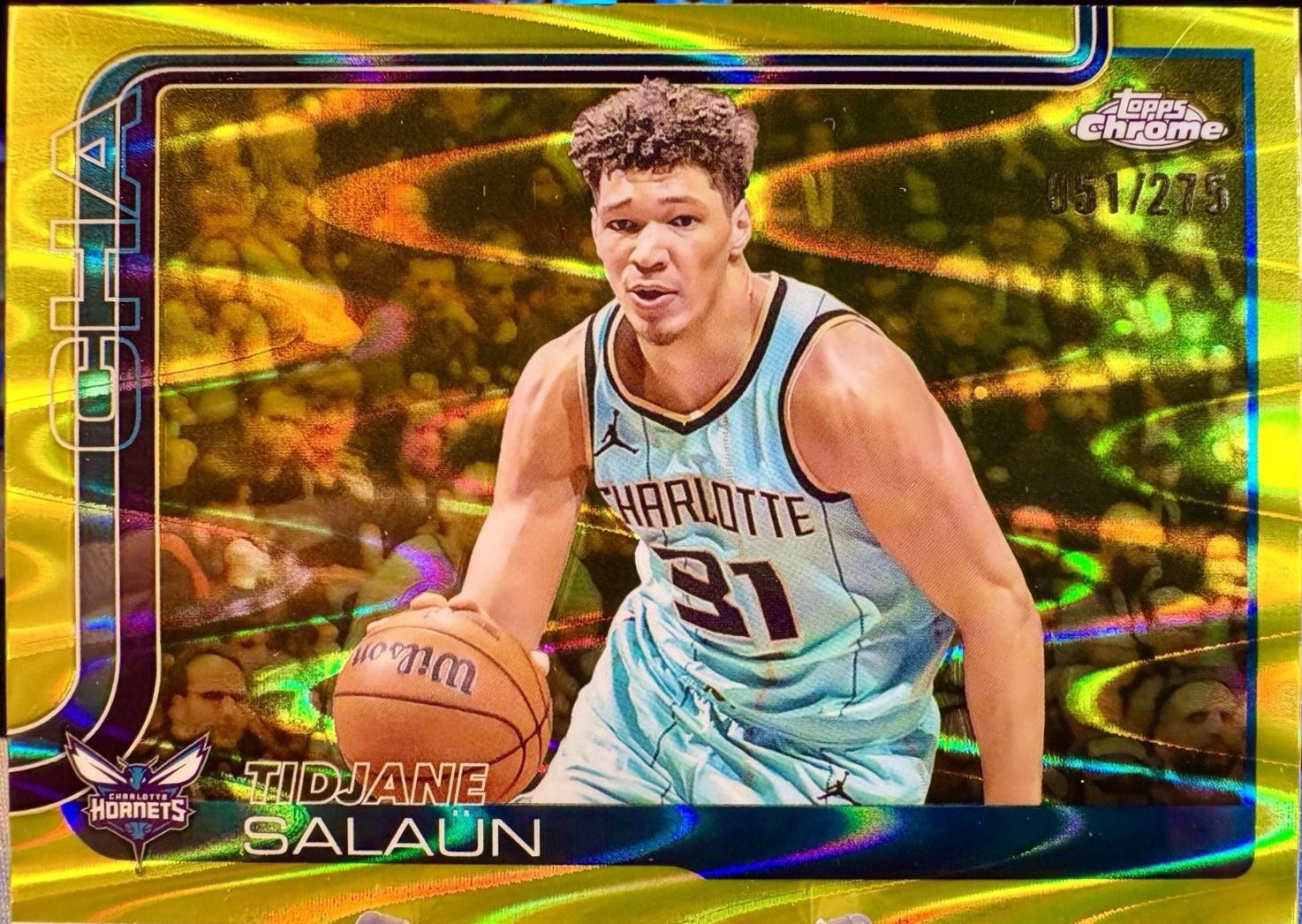 Tidjane Salaun [RayWave Yellow Refractor] #8