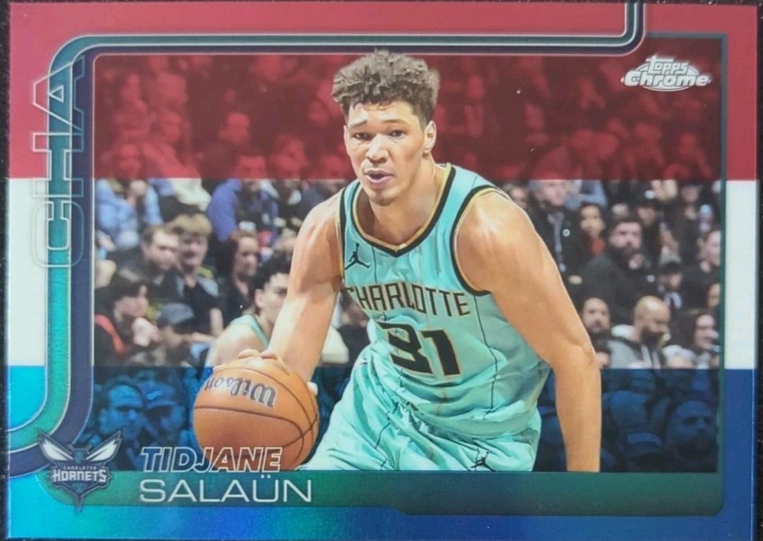 Tidjane Salaun [Red White Blue Refractor] #8