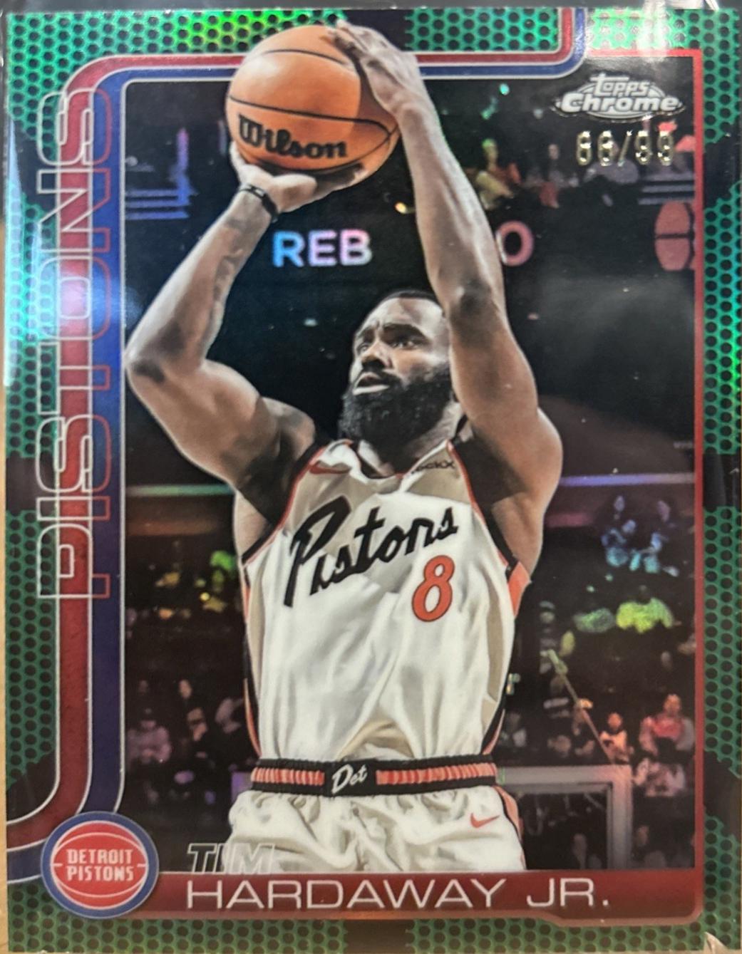 Tim Hardaway Jr. [Green Basketball Refractor] #7