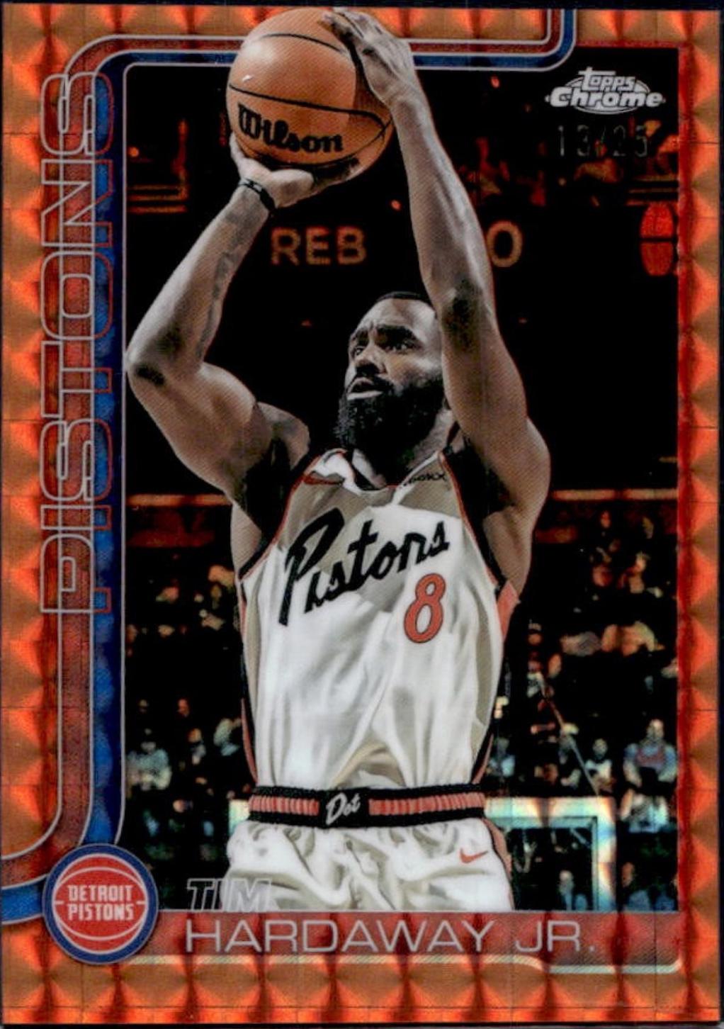 Tim Hardaway Jr. [Orange Geometric Refractor] #7