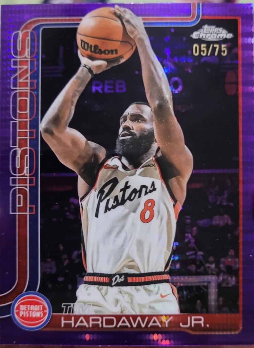 Tim Hardaway Jr. [Pulsar Purple Refractor] #7