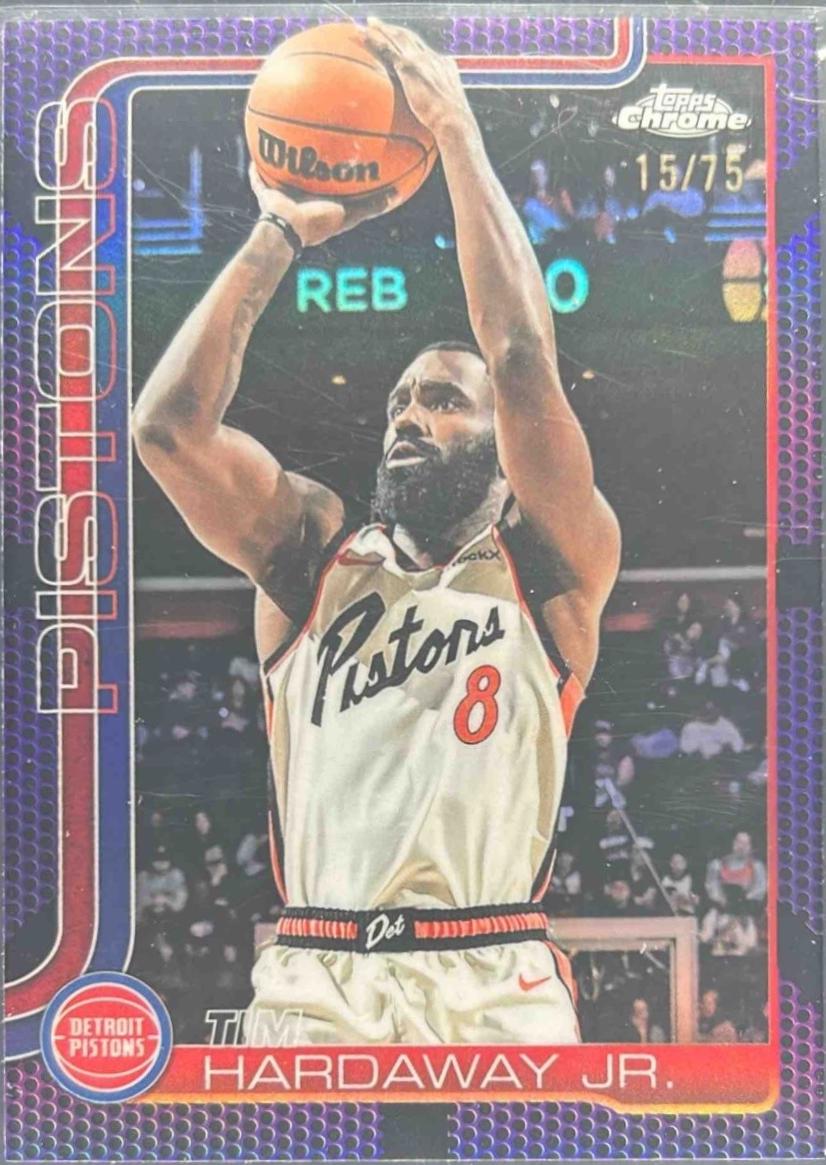 Tim Hardaway Jr. [Purple Basketball Refractor] #7