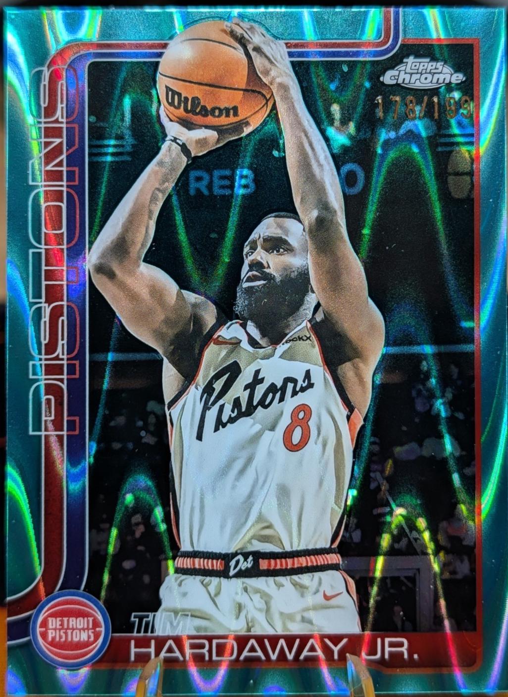 Tim Hardaway Jr. [RayWave Aqua Refractor] #7