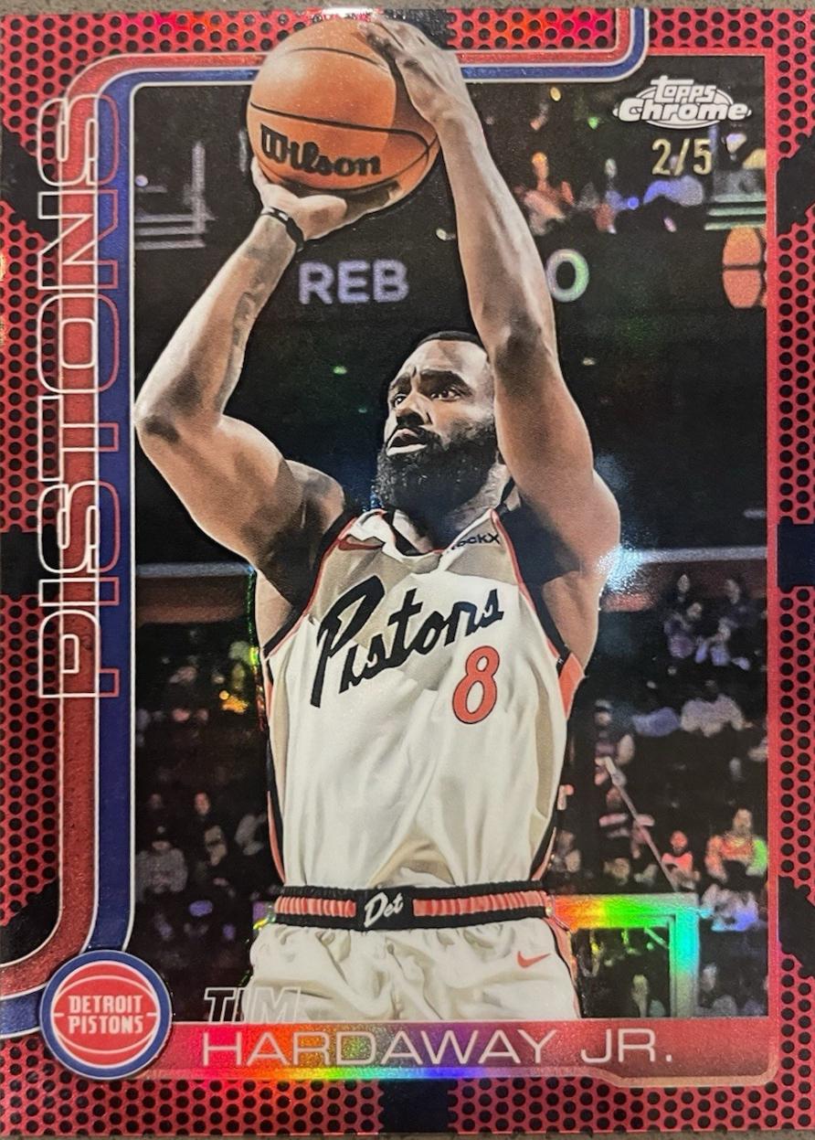 Tim Hardaway Jr. [Red Basketball Refractor] #7