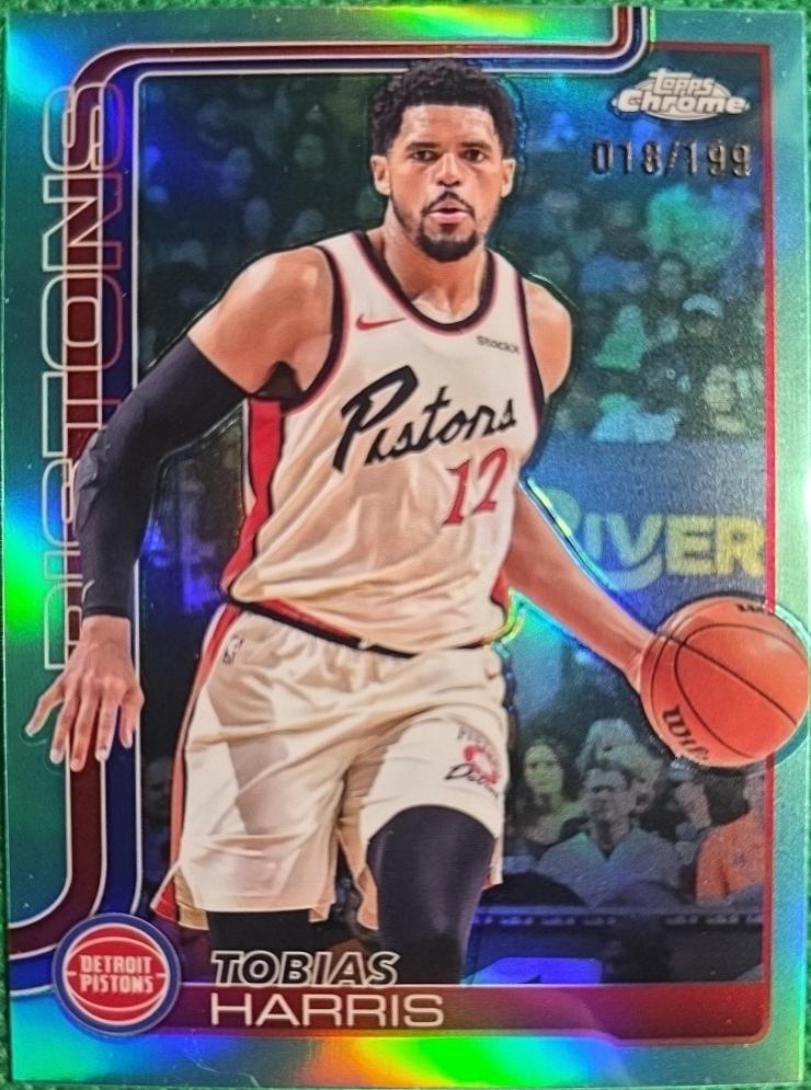 Tobias Harris [Aqua Basketball Refractor] #6