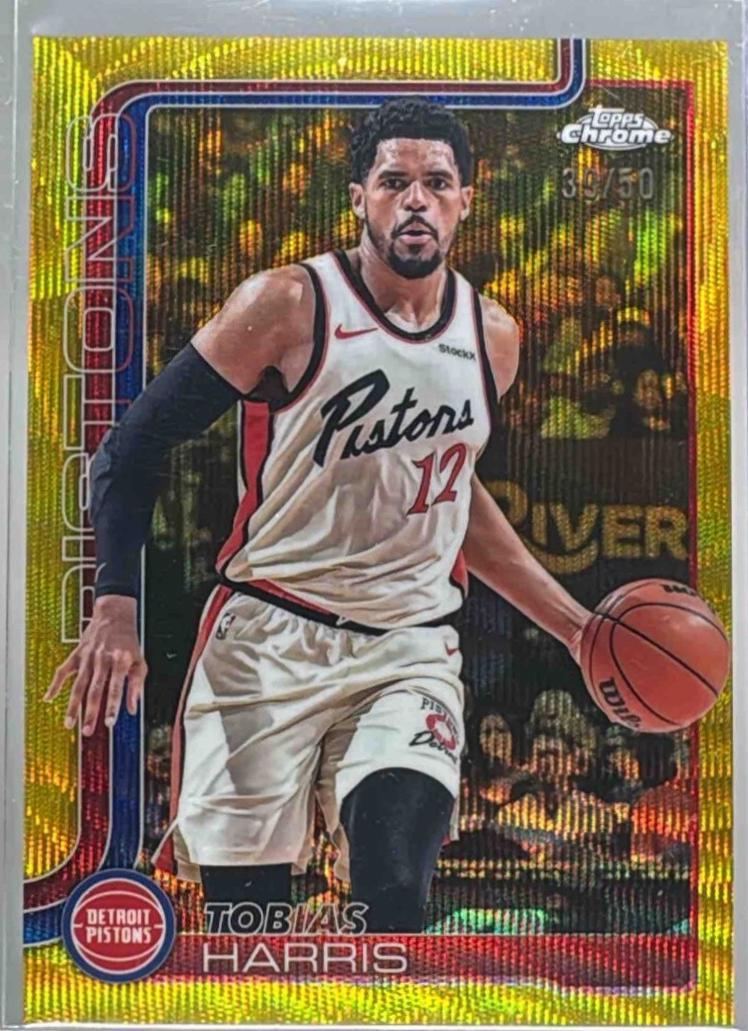 Tobias Harris [Gold Wave Refractor] #6