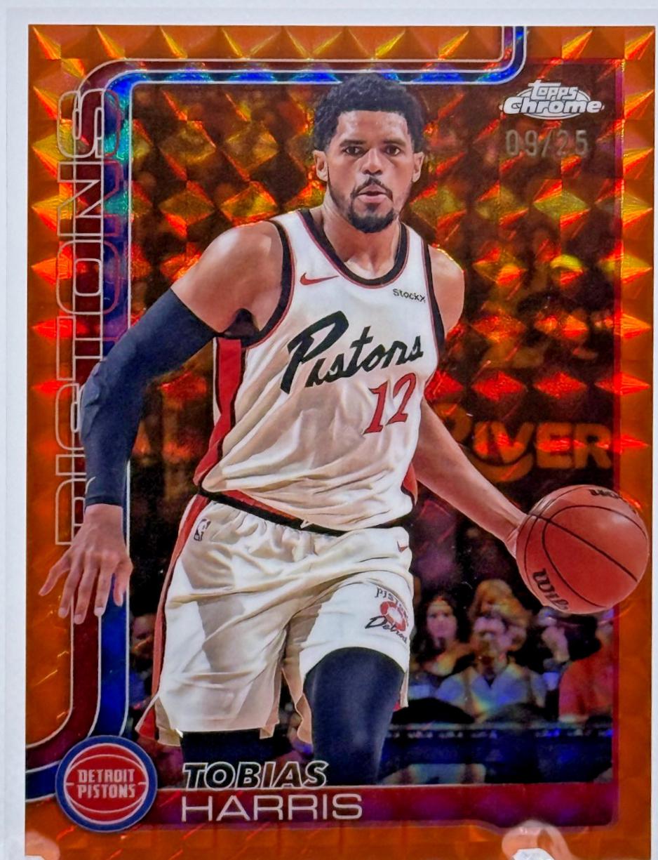 Tobias Harris [Orange Basketball Refractor] #6