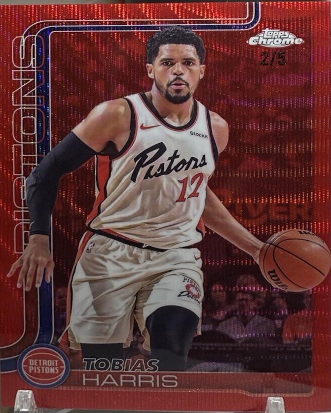 Tobias Harris [Red Wave Refractor] #6