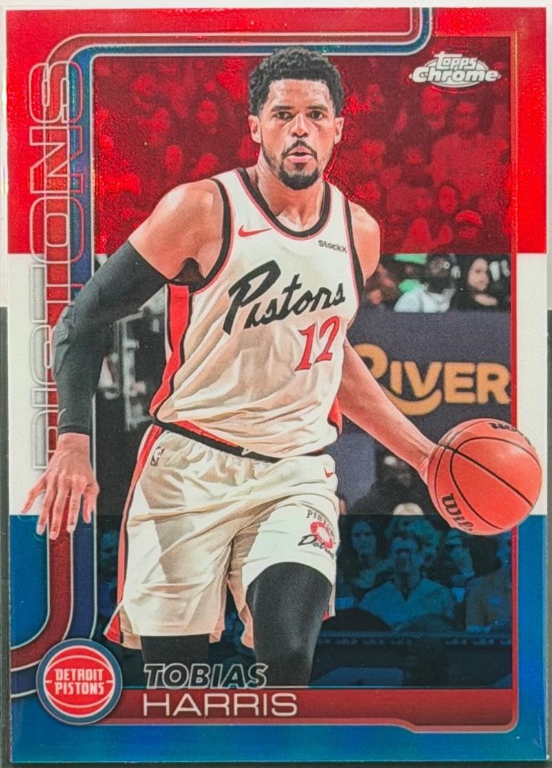 Tobias Harris [Red White Blue Refractor] #6