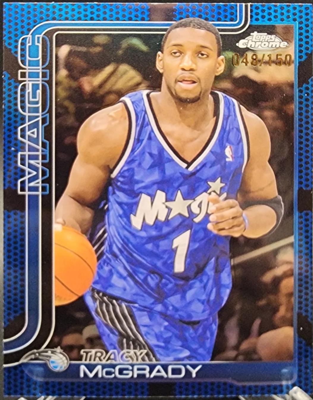 Tracy McGrady [Blue Basketball Refractor] #245