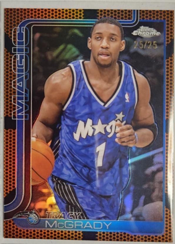 Tracy McGrady [Orange Basketball Refractor] #245