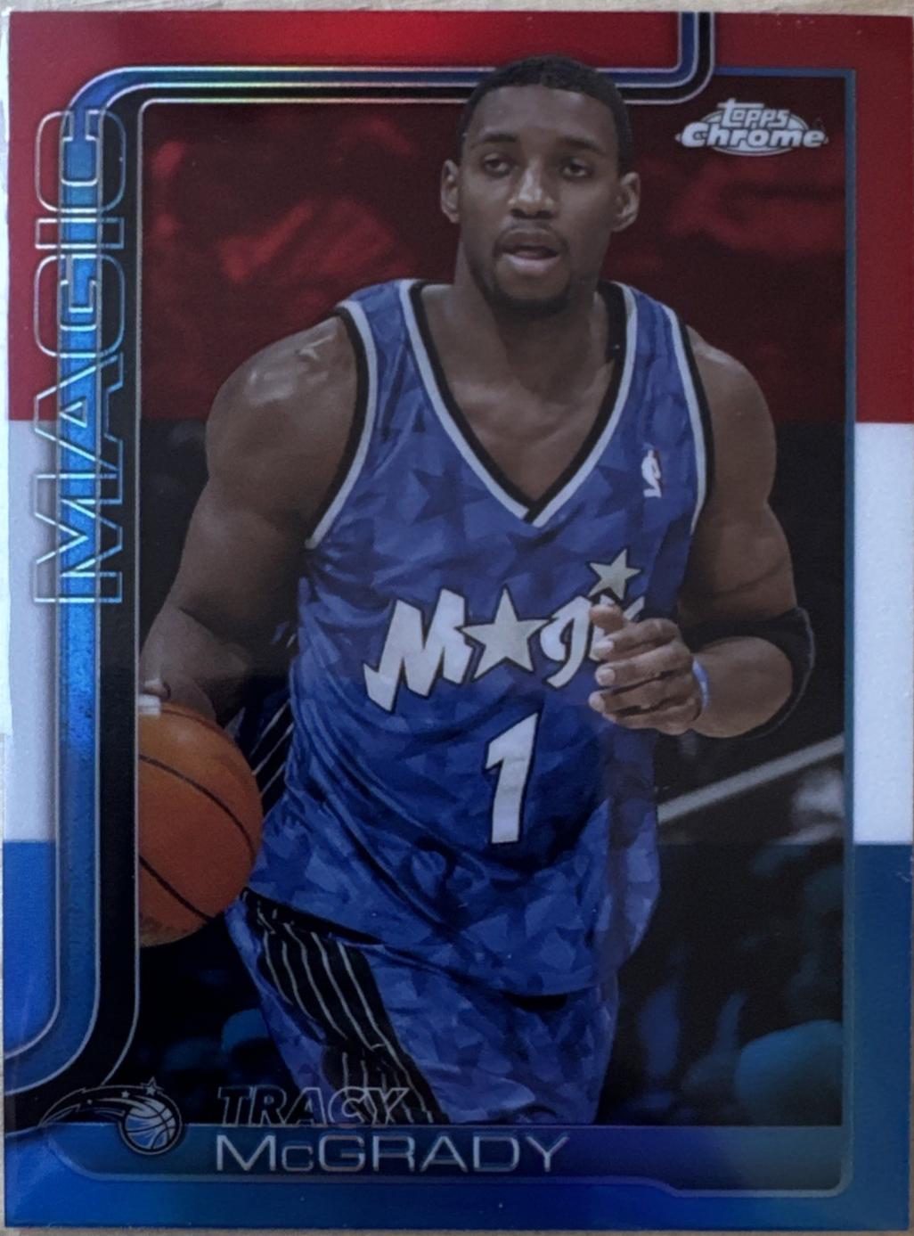 Tracy McGrady [Red White Blue Refractor] #245