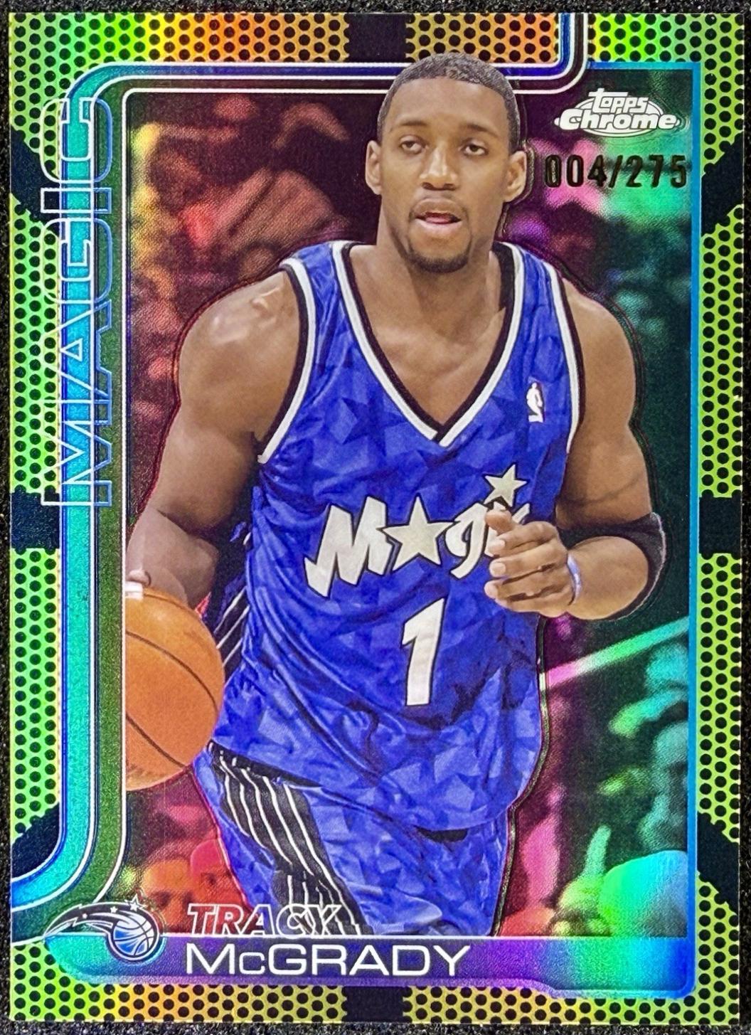 Tracy McGrady [Yellow Basketball Refractor] #245