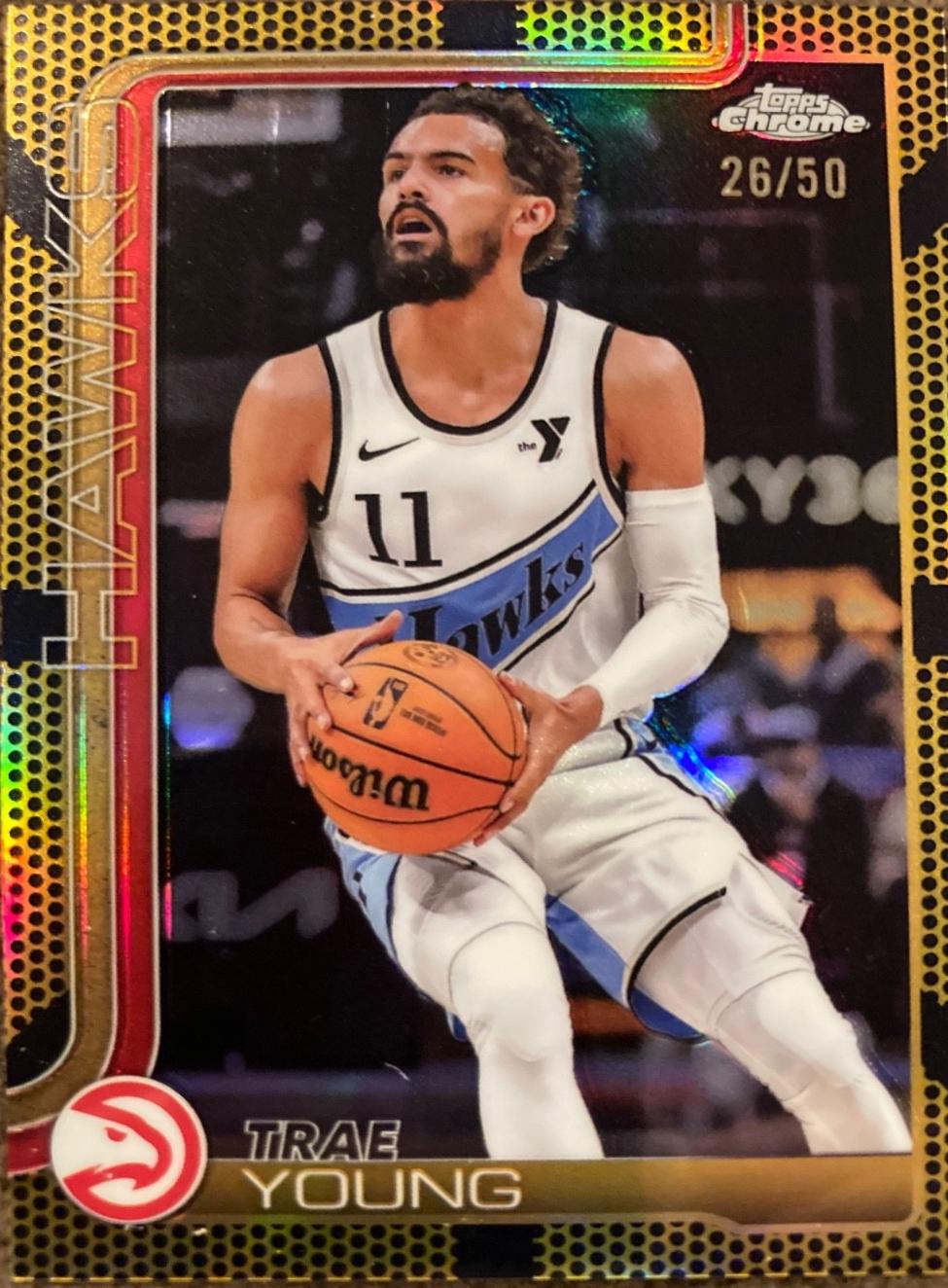Trae Young [Gold Basketball Refractor] #5