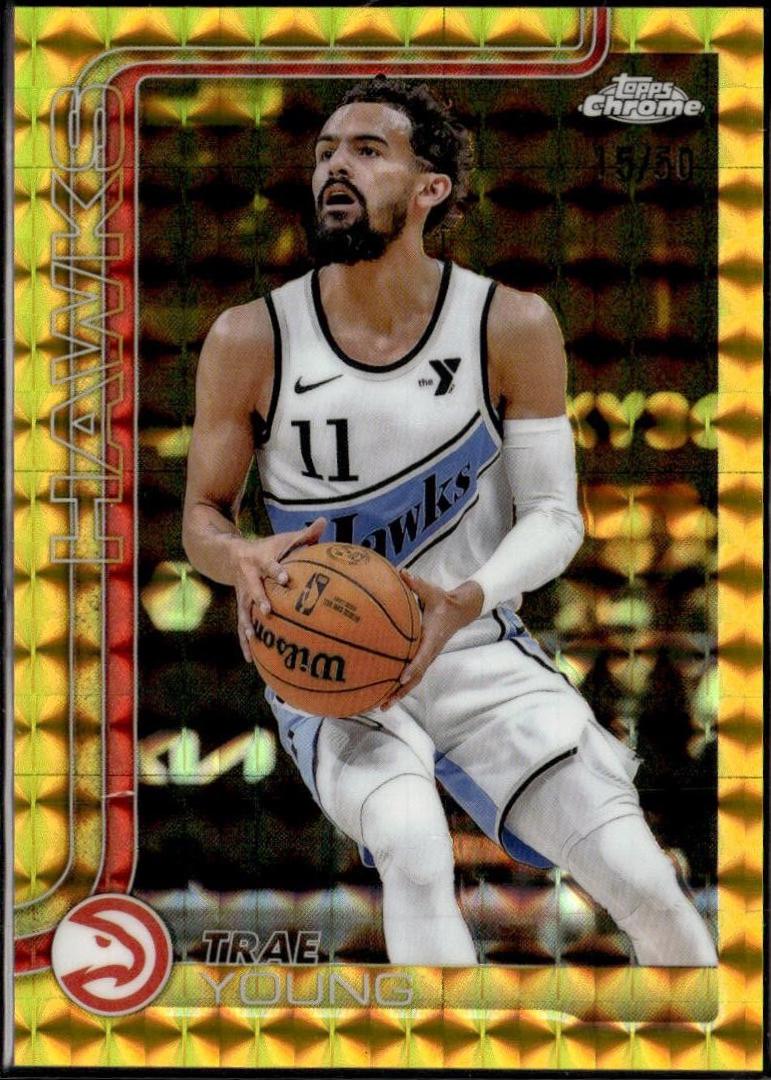 Trae Young [Gold Geometric Refractor] #5