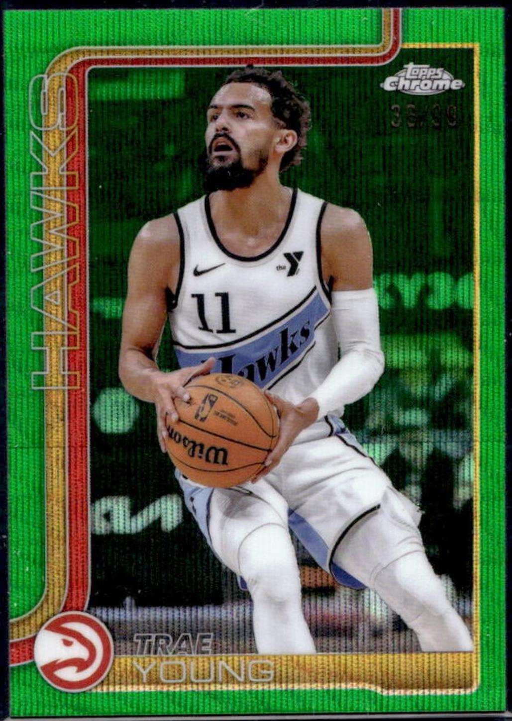 Trae Young [Green Wave Refractor] #5