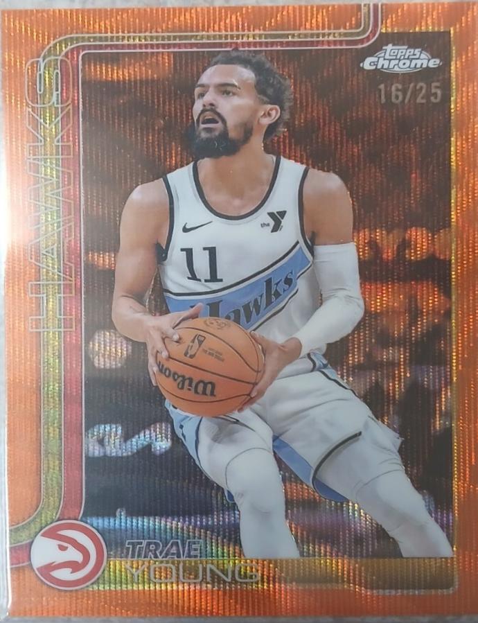 Trae Young [Orange Wave Refractor] #5