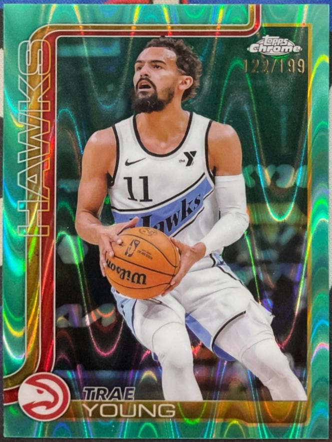 Trae Young [RayWave Aqua Refractor] #5