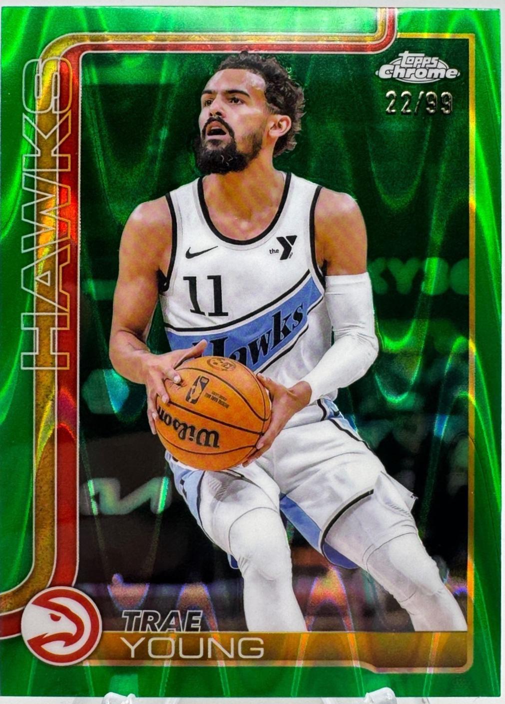 Trae Young [RayWave Green Refractor] #5
