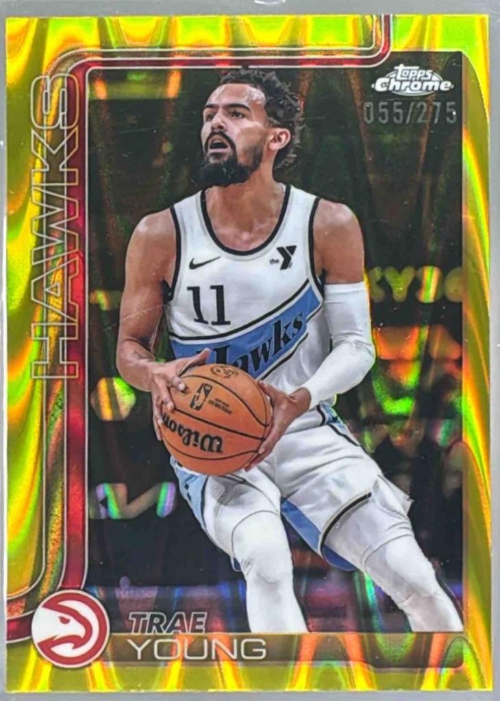 Trae Young [RayWave Yellow Refractor] #5