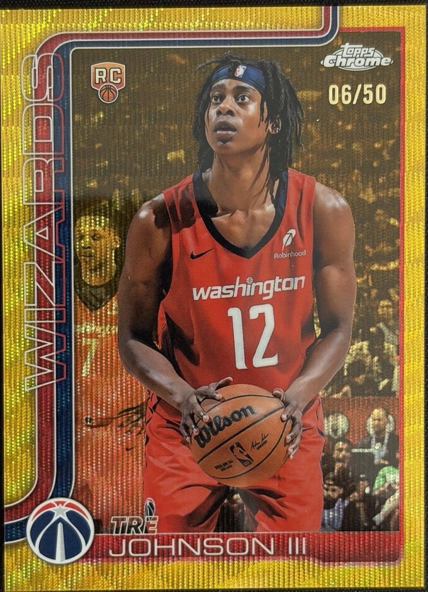 Tre Johnson III [Gold Basketball Refractor] #256