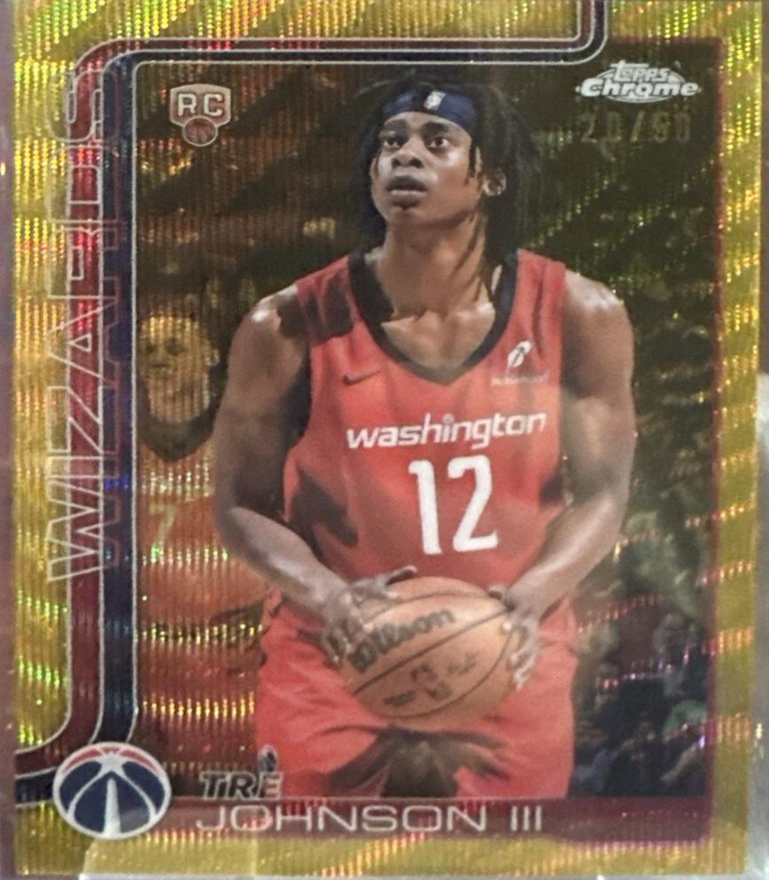 Tre Johnson III [Gold Wave Refractor] #256