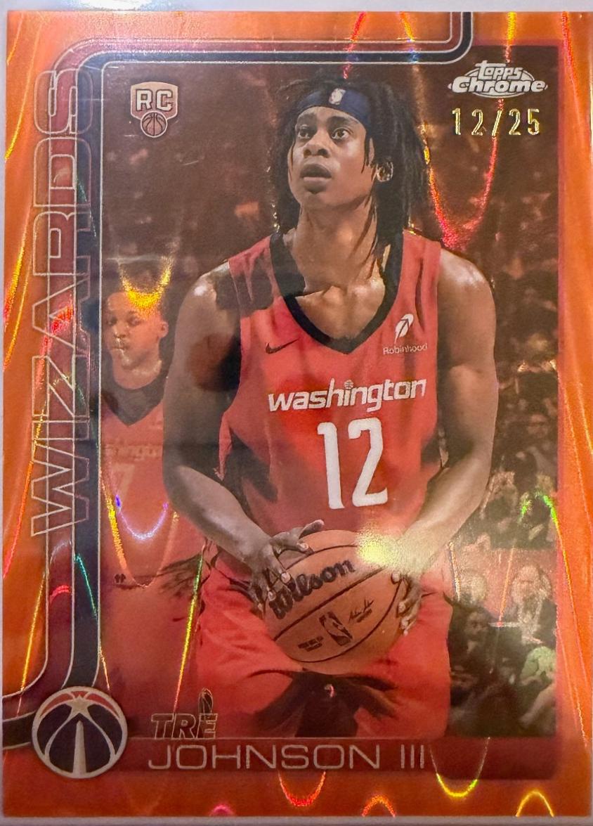 Tre Johnson III [Orange Wave Refractor] #256