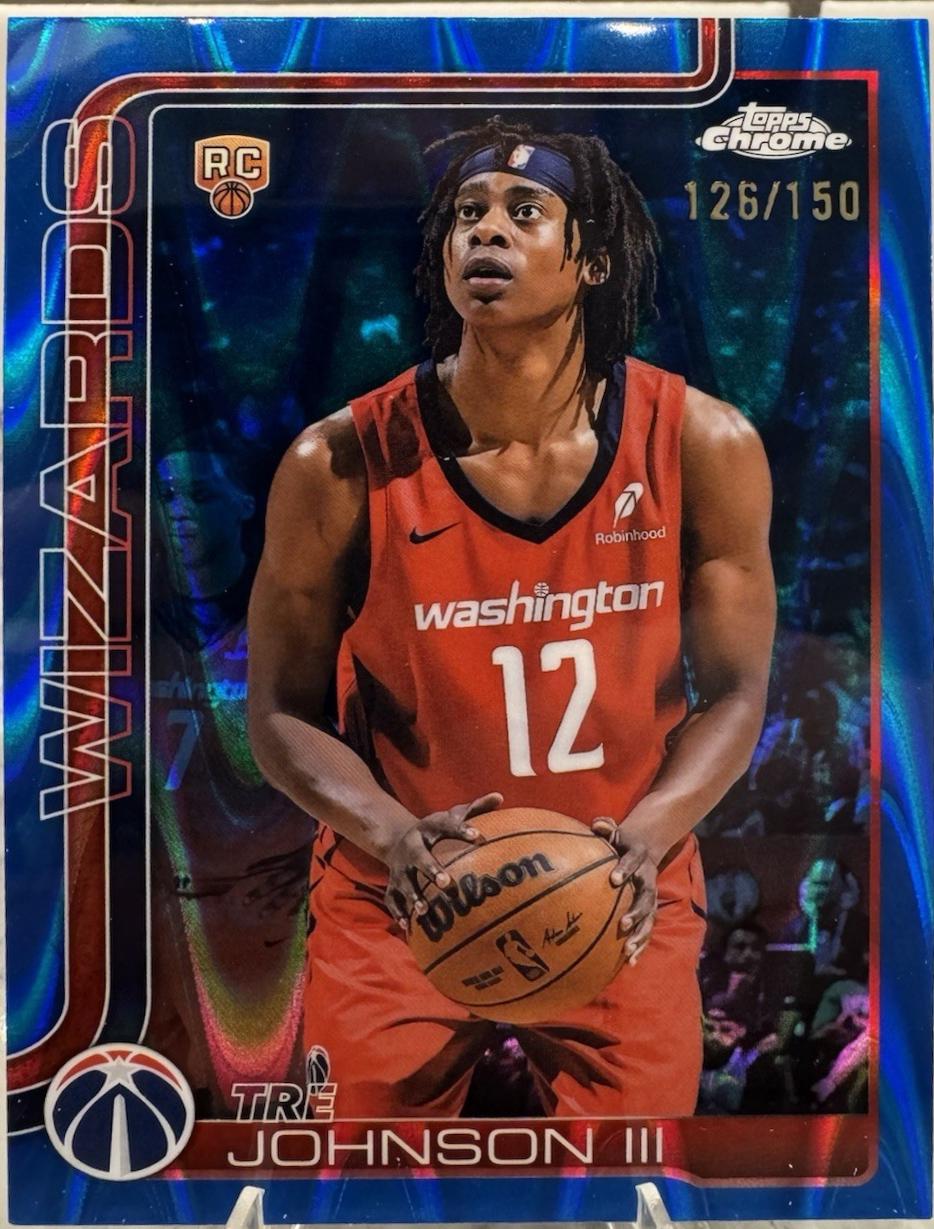 Tre Johnson III [RayWave Blue Refractor] #256