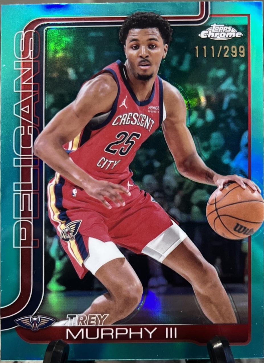 Trey Murphy III [Aqua Basketball Refractor] #104