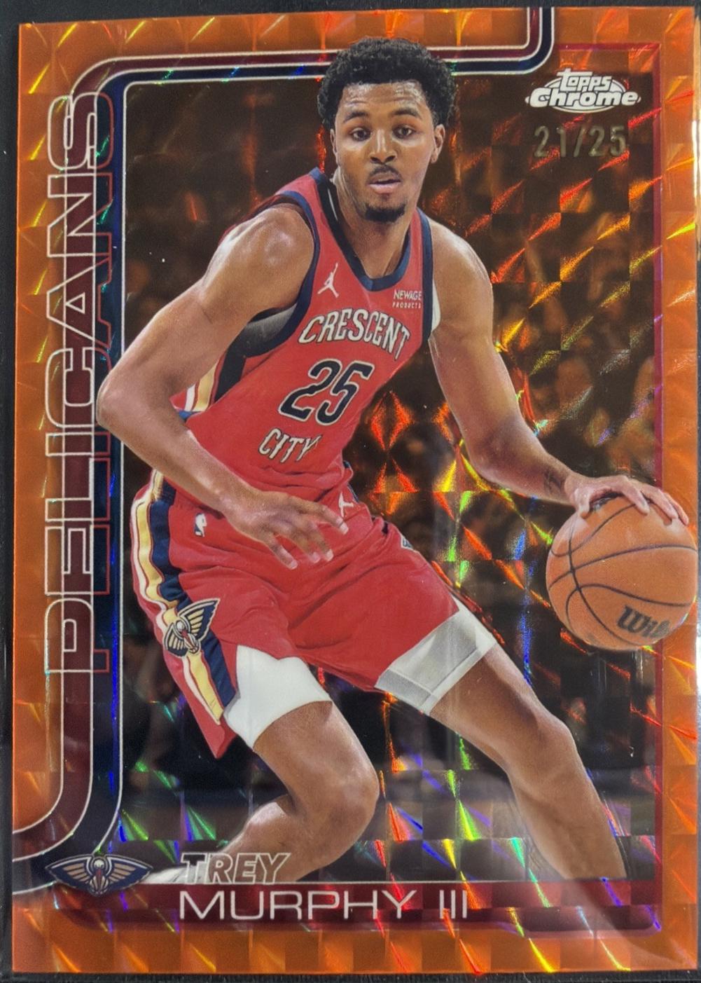 Trey Murphy III [Orange Geometric Refractor] #104