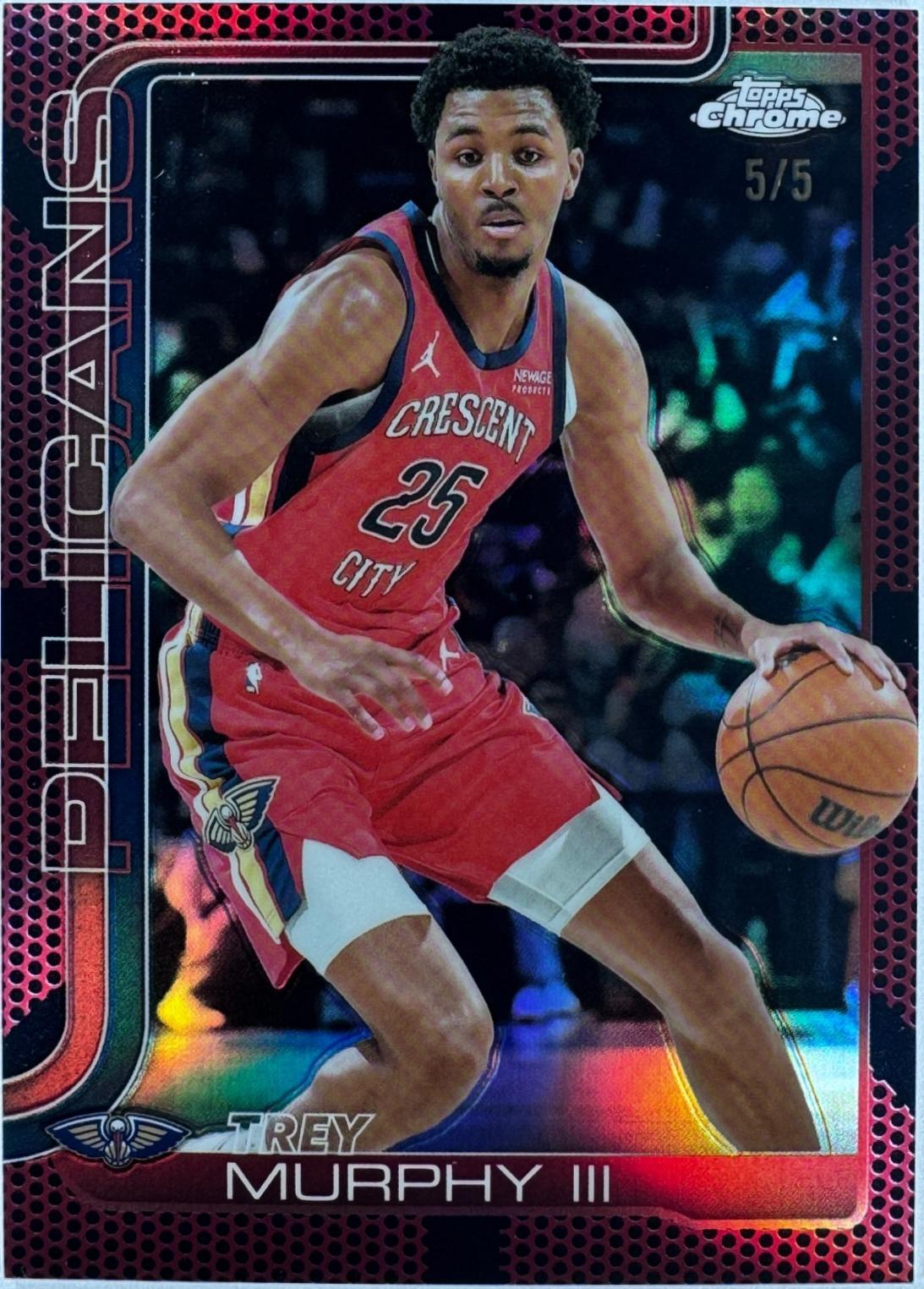 Trey Murphy III [Red Basketball Refractor] #104
