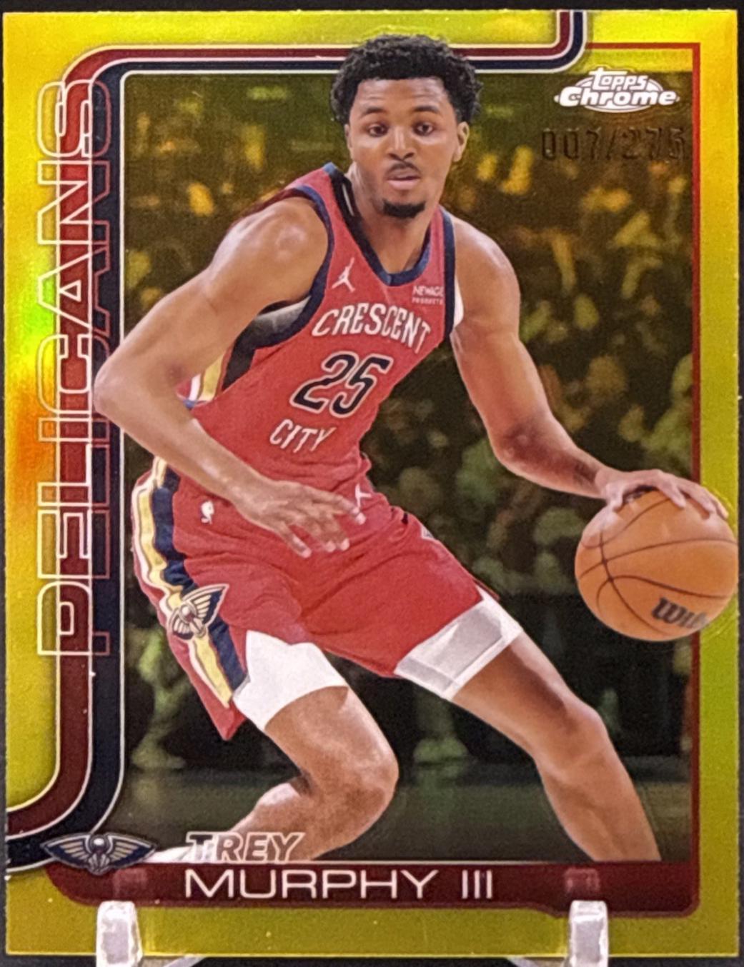 Trey Murphy III [Yellow Refractor] #104